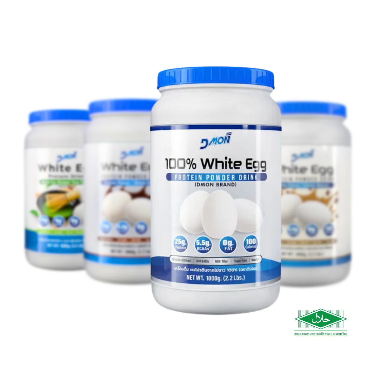 Dmon [ดีม่อน] โปรตีนไข่ขาว 1,000 กรัม สูตรไข่ขาว 100% อัลบูมิน จากอิตาลี ปราศจากน้ำตาลและไขมัน