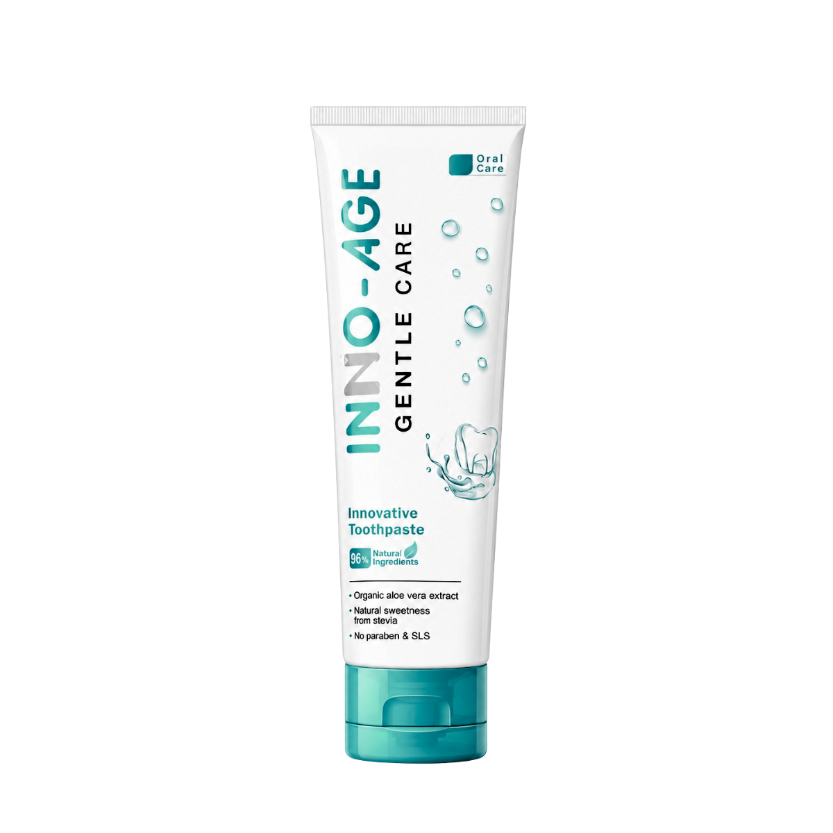 Inno-Age [อินโนเอจ] ยาสีฟันสำหรับผู้มีภาวะปากแห้ง น้ำลายน้อย ฉายแสง คีโม ขนาด 120 กรัม