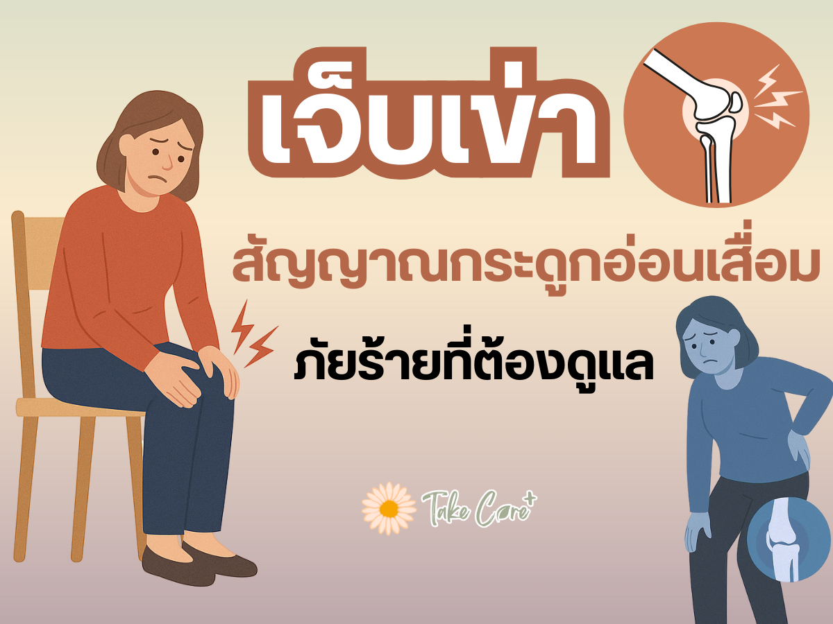 เจ็บเข่า สัญญาณกระดูกอ่อนเสื่อม ภัยร้ายที่ต้องดูแล